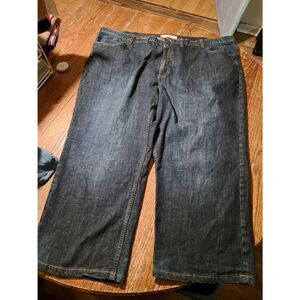 Lee Men’s Size 52x30 Regular Fit Tapered Leg Denim Blue Jeans Pockets Belt Loops